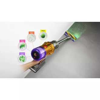 Dyson V12 Detect Slim Absolute 2023, baterijski usisavač, tehnologija osvjetljenja, 3 načina rada, LCD zaslon Dyson V12 Detect Slim Absolute 2023, baterijski usisavač, tehnologija osvjetljenja, 3 načina rada, LCD zaslon