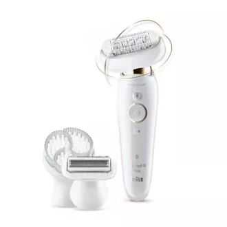 Braun Silk-épil 9 Flex SES 9030 3D epilator, vodootporan, SensoSmart tehnologija, ergonomska ručka, bijelo/zlatno Braun Silk-épil 9 Flex SES 9030 3D epilator, vodootporan, SensoSmart tehnologija, ergonomska ručka, bijelo/zlatno
