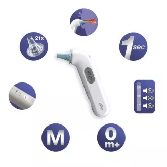 Braun IRT 3030 ThermoScan 3 dječji toplomjer, beskontaktni, infracrveni, u uhu Braun IRT 3030 ThermoScan 3 dječji toplomjer, beskontaktni, infracrveni, u uhu