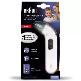 Braun IRT 3030 ThermoScan 3 dječji toplomjer, beskontaktni, infracrveni, u uhu Braun IRT 3030 ThermoScan 3 dječji toplomjer, beskontaktni, infracrveni, u uhu