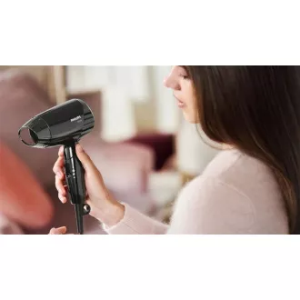 Philips BHC010/00 EssentialCare sušilo za kosu, 1200 W, hladan zrak, 3 brzine, 3 temperature, crno