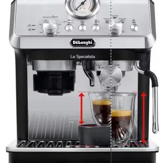 DeLonghi La Specialista Arte aparat za kavu s polugom, 1400 W, ugrađeni mlin, MyLatte mlaznica za paru