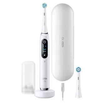 Oral-B iO Series 9N električna četkica za zube, timer, senzor pritiska, 7 programa, AI, mobilna aplikacija, bijela