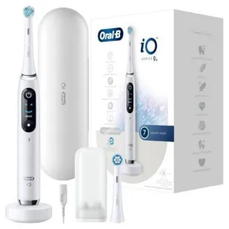 Oral-B iO Series 9N električna četkica za zube, timer, senzor pritiska, 7 programa, AI, mobilna aplikacija, bijela
