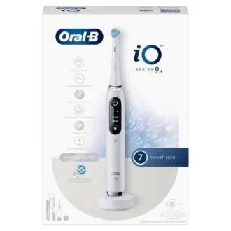 Oral-B iO Series 9N električna četkica za zube, timer, senzor pritiska, 7 programa, AI, mobilna aplikacija, bijela