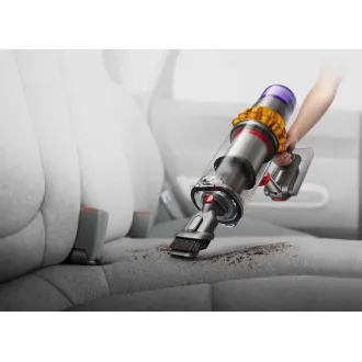 Dyson V15 Detect Absolute 2023, usisavač, 14 ciklona, 240 AW, filtracija cijelog uređaja, izdržljivost do 60 minuta, žuta/siva