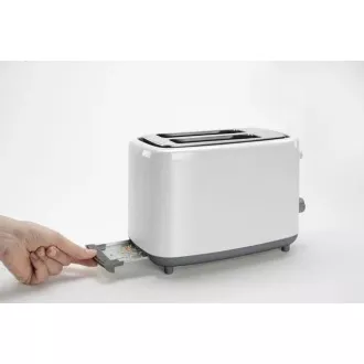 Black+Decker BXTO820E toster, 820 W, 2 tosta, kontrola pečenja, bijeli