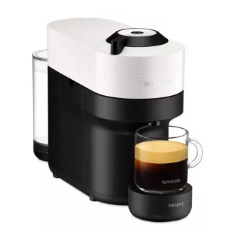 Krups Nespresso XN920110 Vertuo Pop aparat za kavu na kapsule, 1500 W, Wi-Fi. Bluetooth, 4 veličine kave, bijela - Raspakiran