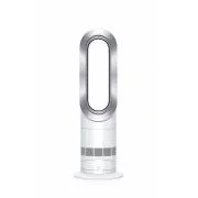 Dyson Hot+Cool AM09 ventilator, podni, 2000 W, zaslon, bez propelera, daljinski upravljač, bijela i siva