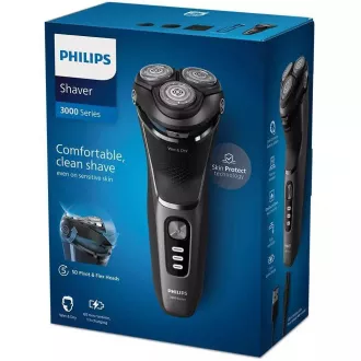 Philips Series 3000 S3343/13 trimer za bradu, PowerCut samooštreće oštrice, suho i mokro brijanje, crna Philips Series 3000 S3343/13 trimer za bradu, PowerCut samooštreće oštrice, suho i mokro brijanje, crna