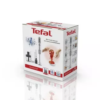 Ručni blender Tefal HB65KD38 QuickChef, 1000 W, 20 brzina, 4 oštrice, zdjela za miješanje, zdjela za sjeckanje Ručni blender Tefal HB65KD38 QuickChef, 1000 W, 20 brzina, 4 oštrice, zdjela za miješanje, zdjela za sjeckanje