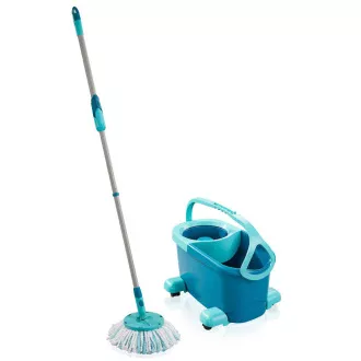 Leifheit 52102 Set Clean Twist Disc Mop Mobilni rotacijski set za čišćenje Leifheit 52102 Set Clean Twist Disc Mop Mobilni rotacijski set za čišćenje