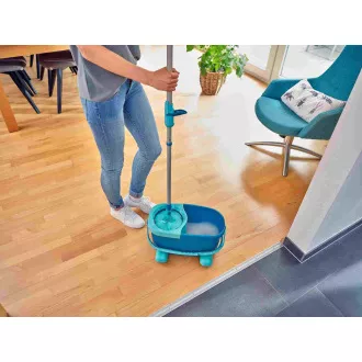 Leifheit 52102 Set Clean Twist Disc Mop Mobilni rotacijski set za čišćenje Leifheit 52102 Set Clean Twist Disc Mop Mobilni rotacijski set za čišćenje