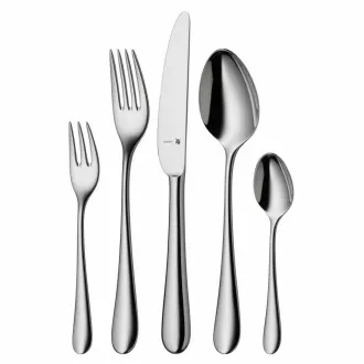 Set pribora za jelo WMF Merit, 30 komada, žlica, vilica, nož, žlica, vilica za desert, nehrđajući čelik Set pribora za jelo WMF Merit, 30 komada, žlica, vilica, nož, žlica, vilica za desert, nehrđajući čelik
