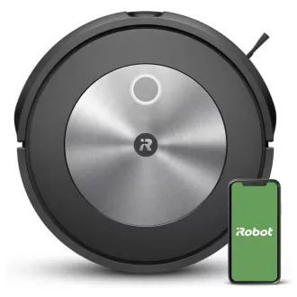 iRobot Roomba Combo j5 robotski usisavač s krpom, vSLAM navigacija, AeroForce filter, iRobot Home aplikacija, crna