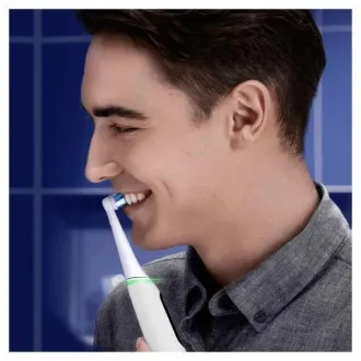 Oral-B iO Series 6s električna četkica za zube, timer, senzor pritiska, 5 programa, Oral-B aplikacija, bijela
