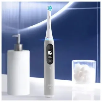 Oral-B iO Series 6s električna četkica za zube, timer, senzor pritiska, 5 programa, Oral-B aplikacija, siva