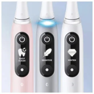 Oral-B iO Series 6s električna četkica za zube, timer, senzor pritiska, 5 programa, Oral-B aplikacija, siva