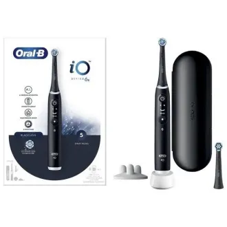 Oral-B iO Series 6s električna četkica za zube, timer, senzor pritiska, 5 programa, Oral-B aplikacija, crna Oral-B iO Series 6s električna četkica za zube, timer, senzor pritiska, 5 programa, Oral-B aplikacija, crna