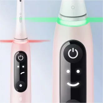 Oral-B iO Series 6s električna četkica za zube, timer, senzor pritiska, 5 programa, Oral-B aplikacija, roza