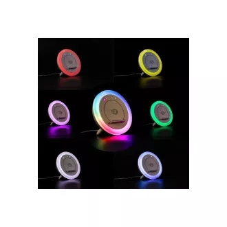 Orava noćna lampa s RGB svjetlom, punjačem za pametni telefon i zvučnikom