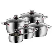 WMF Quality One Pot Set, nehrđajući čelik, perivo u perilici posuđa, 5 dijelova