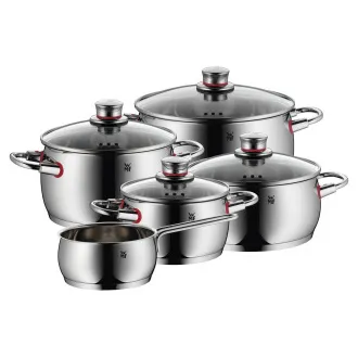 WMF Quality One Pot Set, nehrđajući čelik, perivo u perilici posuđa, 5 dijelova