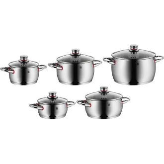 WMF Quality One Pot Set, nehrđajući čelik, perivo u perilici posuđa, 5 dijelova