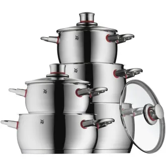 WMF Quality One Pot Set, nehrđajući čelik, perivo u perilici posuđa, 5 dijelova