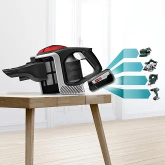 Bosch Unlimited Series 8 štapni usisavač, bežični, 63 dB, bez vrećice, crni
