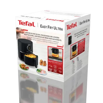 Tefal Ultra Fry EY1118 friteza na vrući zrak, 4,2 l, od 80 do 200 °C, crna