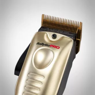 BaByliss Pro 4 FX825GE profesionalni trimer, titanske oštrice, baterija od 3300 mAh, zlatna boja BaByliss Pro 4 FX825GE profesionalni trimer, titanske oštrice, baterija od 3300 mAh, zlatna boja