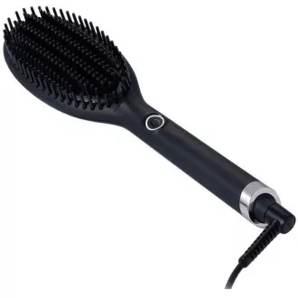 GHD Glide četka za vrući zrak, ionska tehnologija, poklon set, Iced Luxe kolekcija, crna