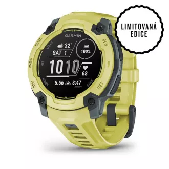 Garmin Instinct E – 45 mm, električno limeta s električno limetnim remenom