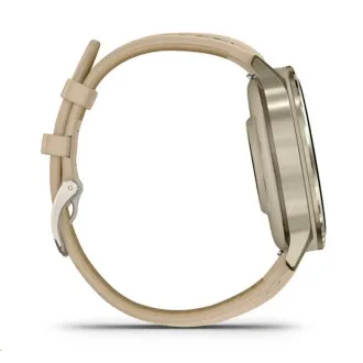 Garmin Venu 4 (41 mm) zlatni/bijeli silikonski remen i svijetlo pijeskasti kožni remen, EU Garmin Venu 4 (41 mm) zlatni/bijeli silikonski remen i svijetlo pijeskasti kožni remen, EU
