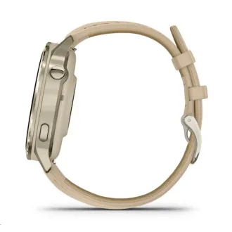 Garmin Venu 4 (41 mm) zlatni/bijeli silikonski remen i svijetlo pijeskasti kožni remen, EU Garmin Venu 4 (41 mm) zlatni/bijeli silikonski remen i svijetlo pijeskasti kožni remen, EU