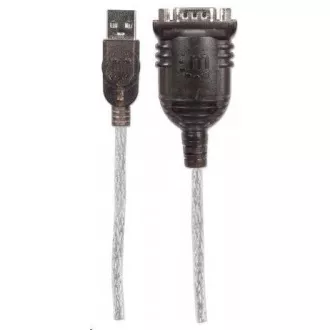 MANHATTAN pretvarač s USB-a na serijski priključak (FTDI FT232RL čip, 45 cm)