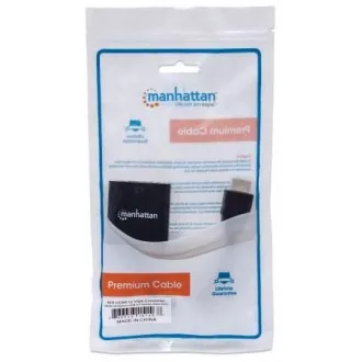 MANHATTAN pretvarač s HDMI na VGA (HDMI muški na VGA ženski, crni, polietilenska vrećica)