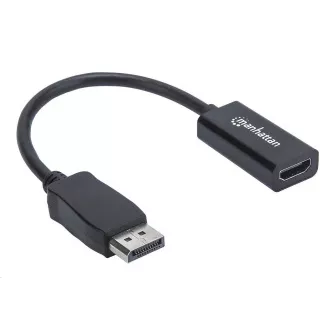 MANHATTAN adapter, DisplayPort, DP-muški/HDMI-ženski, crni