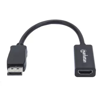 MANHATTAN adapter, DisplayPort, DP-muški/HDMI-ženski, crni