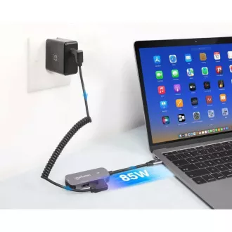 MANHATTAN USB-C 3-u-1 priključna stanica, 1xHDMI, 1xUSB-C, 1xUSB, siva MANHATTAN USB-C 3-u-1 priključna stanica, 1xHDMI, 1xUSB-C, 1xUSB, siva