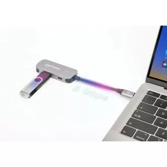 MANHATTAN USB-C 3-u-1 priključna stanica, 1xHDMI, 1xUSB-C, 1xUSB, siva MANHATTAN USB-C 3-u-1 priključna stanica, 1xHDMI, 1xUSB-C, 1xUSB, siva