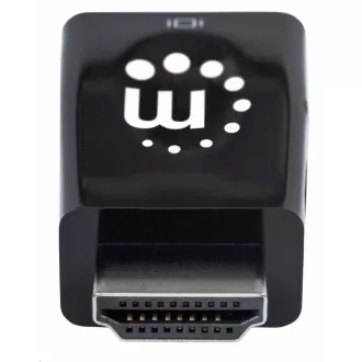 Manhattan HDMI na VGA adapter, mikro pretvarač, HDMI muški na VGA ženski, audio, crni
