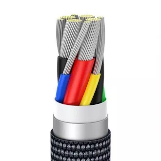 Baseus Crystal Shine Series kabel za punjenje / podatkovni kabel USB-C / USB-C 100W 1,2 m, crni Baseus Crystal Shine Series kabel za punjenje / podatkovni kabel USB-C / USB-C 100W 1,2 m, crni