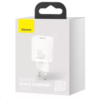 Baseus Super Si adapter za brzo punjenje IC 30W bijeli
