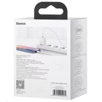 Baseus Super Si adapter za brzo punjenje IC 30W bijeli