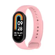 RhinoTech remen za Xiaomi Mi Band 8 svijetlo ružičaste boje
