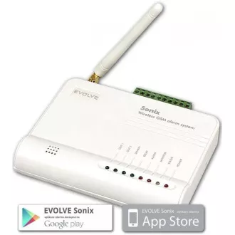 EVOLVEO Sonix - bežični GSM alarm (4 daljinska upravljača, PIR senzor pokreta, senzor vrata/prozora, vanjski zvučnik, Android/iPhone EVOLVEO Sonix - bežični GSM alarm (4 daljinska upravljača, PIR senzor pokreta, senzor vrata/prozora, vanjski zvučnik, Android/iPhone