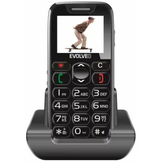 EVOLVEO EasyPhone, mobilni telefon za starije osobe sa postoljem za punjenje (crno) EVOLVEO EasyPhone, mobilni telefon za starije osobe sa postoljem za punjenje (crno)