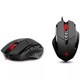A4tech BLOODY V7 gaming miš, do 3200DPI, V-Track tehnologija, 160KB memorije, USB, CORE 2, metalni jastučići